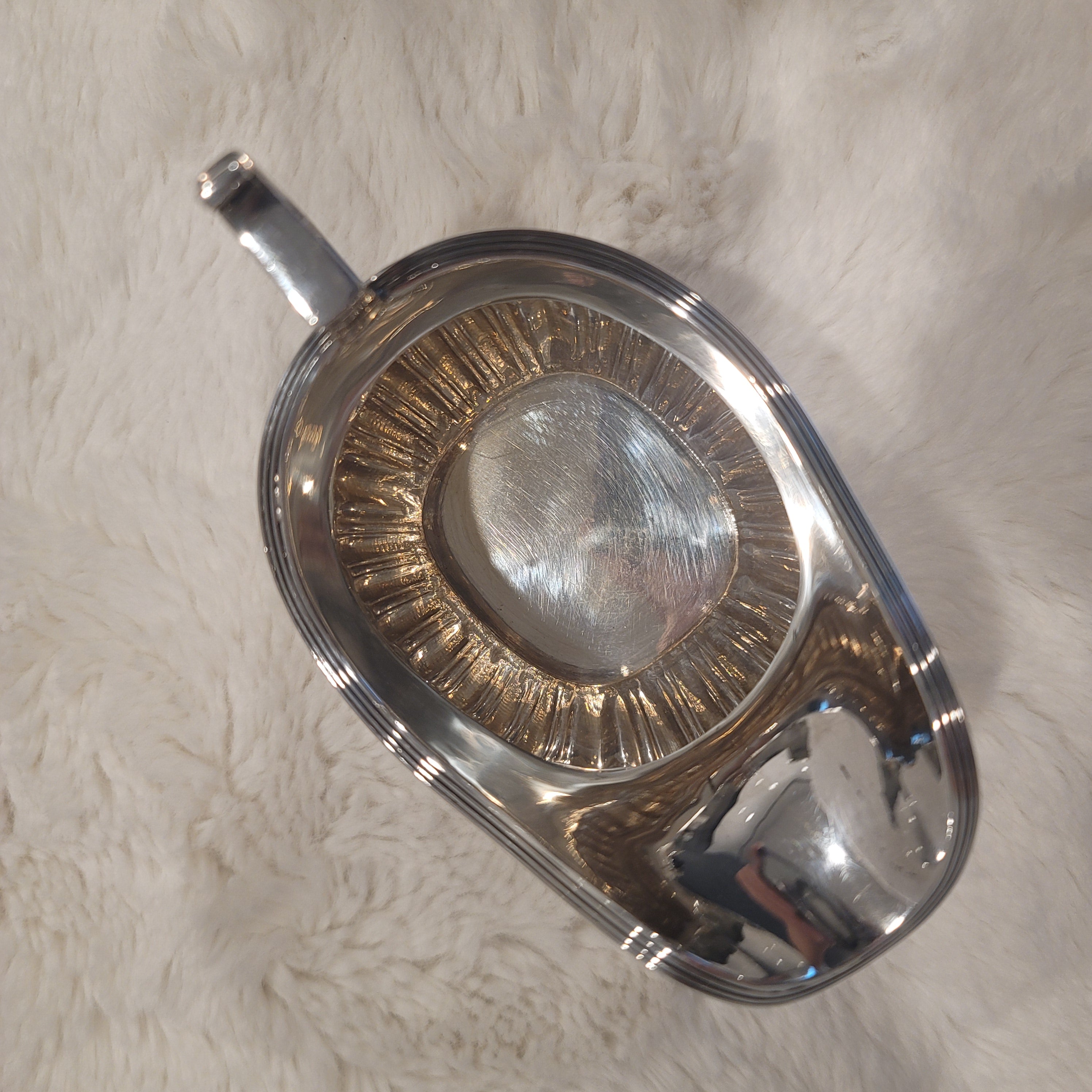 1798 London Georgian Sterling Silver Teapot with 1915 Sugar & Creamer Set – Rare Antique Tea Service  No.SS029