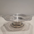 Antique 1911 Joseph Cook Ltd Sterling Silver Pierced Bon Bon Dish, Birmingham Hallmarked, Early George V, Edwardian Style, 183g  No.SS083