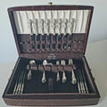 Vintage Northumbria Sterling Silver Flatware Service, 54-Piece Louis XV Set (c.1955) No.SS140