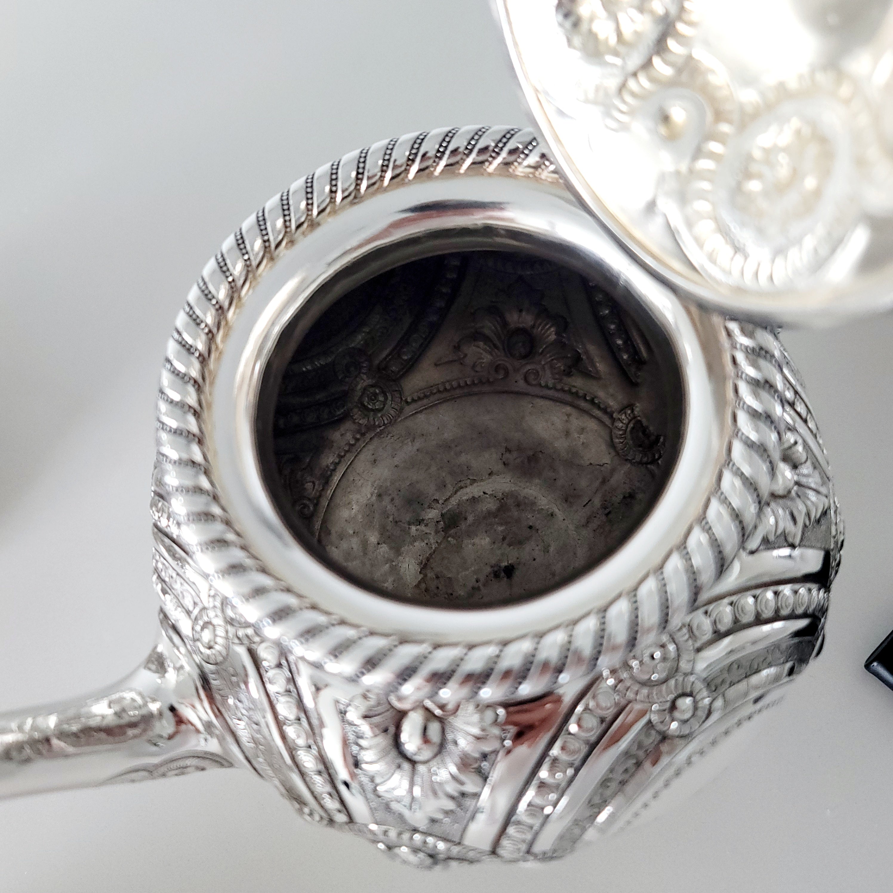 Museum Quality Victorian Silverplate Tea Set | Massive 5 Piece Heavily Engraved Service c1881 | Rare Presentation Piece. No.DS061