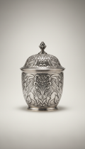 Victorian Repoussé Sterling Tea Caddy