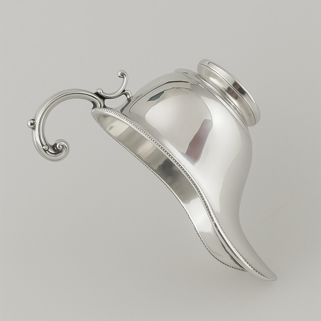 1930 Birmingham, England Sterling Silver Gravy Boat – 145g  Item No: SS028