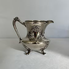 Reed & Barton Silver Plated Tea Set: 1897 Victorian Floral Design. No.DS038