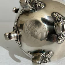 Reed & Barton Silver Plated Tea Set: 1897 Victorian Floral Design. No.DS038
