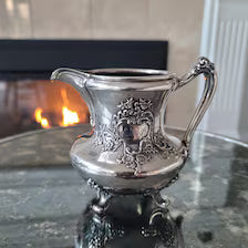 Reed & Barton Silver Plated Tea Set: 1897 Victorian Floral Design. No.DS038