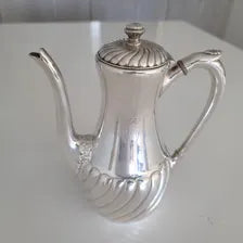 Antique Wilcox Silver Plate Tea Coffee Set: Quadruple Plate, 4-Piece. No.DS031