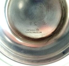 A pair of sterling silver bowls from a famous American silverware maker  NO:SS033