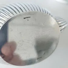 Antique Birks Sterling Silver Tea Set: Ribbed Art Deco Design. No.SS031
