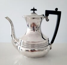 1902 Levi & Salaman Sterling Silver 4-Piece Tea  Coffee Set | Birmingham Edwardian Antique | 1588g  No.SS050