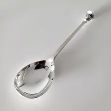 1968 London Sterling Silver Crown Finial Spoon, CJ Vander, Boxed Commemorative Gift.  No.SS041