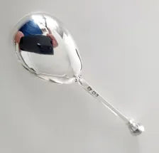 1968 London Sterling Silver Crown Finial Spoon, CJ Vander, Boxed Commemorative Gift.  No.SS041
