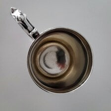Victorian Sterling Silver Mug: 1883 George Unite, Queen Victoria Jubilee. No.SS030