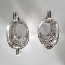 Antique Sterling Silver Sugar & Creamer Set: Atkin Brothers, Sheffield 1927. No.SS043