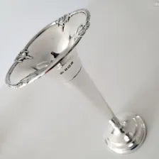 Antique Sterling Silver Vases: George Style, Birmingham 1919. No.SS040