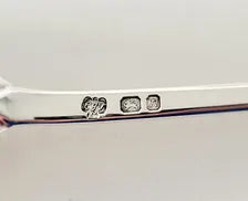 1968 London Sterling Silver Crown Finial Spoon, CJ Vander, Boxed Commemorative Gift.  No.SS041