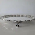 Antique Sterling Silver Rococo Tray: Goldsmiths & Silversmiths Co, London 1908. No.SS059