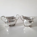 Antique Sterling Silver Sugar & Creamer Set: Atkin Brothers, Sheffield 1927. No.SS043