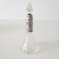 Edwardian 1905 Sterling Silver & Cut Crystal Perfume Bottle – Birmingham William Devenport No:SS066