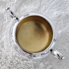 Vintage Sheffield Silver Plate Tea Coffee Set: James Dixon & Sons, Floral Engraved, 1930s. No.DS037