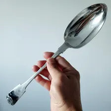 Antique Sterling Silver Stuffing Spoon: 1833 Newcastle Silver, John Walton. No.SS093