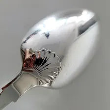 Antique Sterling Silver Stuffing Spoon: 1833 Newcastle Silver, John Walton. No.SS093