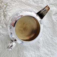 Vintage Sheffield Silver Plate Tea Coffee Set: James Dixon & Sons, Floral Engraved, 1930s. No.DS037