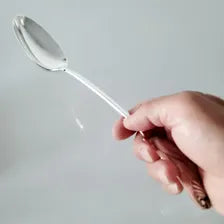 Antique Sterling Silver Stuffing Spoon: 1833 Newcastle Silver, John Walton. No.SS093