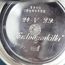 Zenith Swiss 800 Silver Pocket Watch, 15 Jewels, Grand Prix Paris 1900, Serviced 2025, 53mm, with Chain  No.SS108
