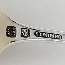 Watson Sterling Silver Sauce/Jam Ladle with Gilt Bowl, Rococo & Edwardian Pattern, ca. 1910s  No.SS109