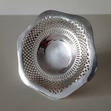 Antique 1911 Joseph Cook Ltd Sterling Silver Pierced Bon Bon Dish, Birmingham Hallmarked, Early George V, Edwardian Style, 183g  No.SS083