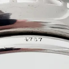 Watson Sterling Silver Basket with Cut Glass, Pierced Design, 1910s Bonbon Dish -86g,Diameter 10.5cm No:SS113