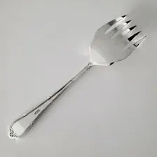 Vintage EPNS Silver Plated Fish Server Set, 1930s–1950s British Boxed Knife & Fork No.DS054
