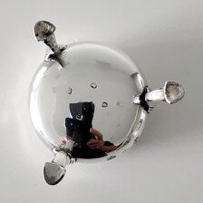 Georgian 1792 London Sterling Silver Salt Cellars, Pair by Peter & Ann Bateman, Gilt Interior, 88g  No.SS103