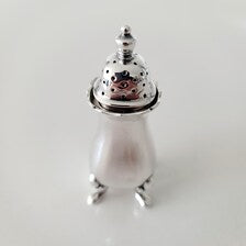 Made in England Vintage Silver Plate Condiment Set – 1930s-1950s REGIS Plate EPNS, Salt & Pepper Shakers, Mustard Pots with   No.DS055
