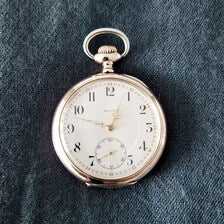 Zenith Swiss 800 Silver Pocket Watch, 15 Jewels, Grand Prix Paris 1900, Serviced 2025, 53mm, with Chain  No.SS108