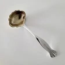 Watson Sterling Silver Sauce/Jam Ladle with Gilt Bowl, Rococo & Edwardian Pattern, ca. 1910s  No.SS109
