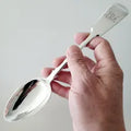 1867 Exeter Sterling Silver Table Spoon, 77g, 23cm — James & Josiah Williams, Rare Exeter Hallmark, Victorian Fiddle Pattern  No.SS119