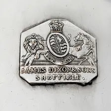 Antique James Dixon & Sons Silver Plated Basket, Royal Appointed Sheffield Silversmith, Pierced Engraved Rococo Handle Dish, c.1880sNo.DS059