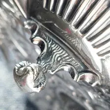 Victorian Silver Plated Basket by Barker Brothers & George Stockwell, Pierced Rococo Swing Handle Dish, England c.1890  No.DS060
