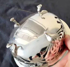Rare T.S.P Sterling Silver Pierced Footed Bowl – 270g Canadian Solid Silver by Toronto Silver Plate Co. c.1885–1915  No.SS128