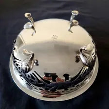 Rare T.S.P Sterling Silver Pierced Footed Bowl – 270g Canadian Solid Silver by Toronto Silver Plate Co. c.1885–1915  No.SS128