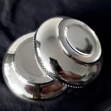 Vintage Birks Sterling Silver Bowls · Pair · Filigree Rim · 156g No.SS133