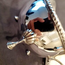 1937 George Howson Sterling Silver Sauce Boat · Sheffield · Shell Feet · 136g No.SS134