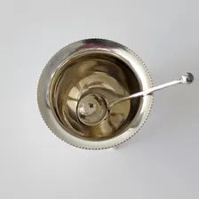 1901 Mappin & Webb Sterling Silver Salt Cellars Set w/ Spoons • London Hallmarks • Victorian–Edwardian Era • Original Case No.SS136