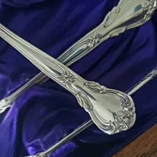 Exceptional Birks Sterling Silver Flatware Set in Louis XV Pattern with Original Chest – 39 Pieces Canadian Luxury Silver.  No.SS139