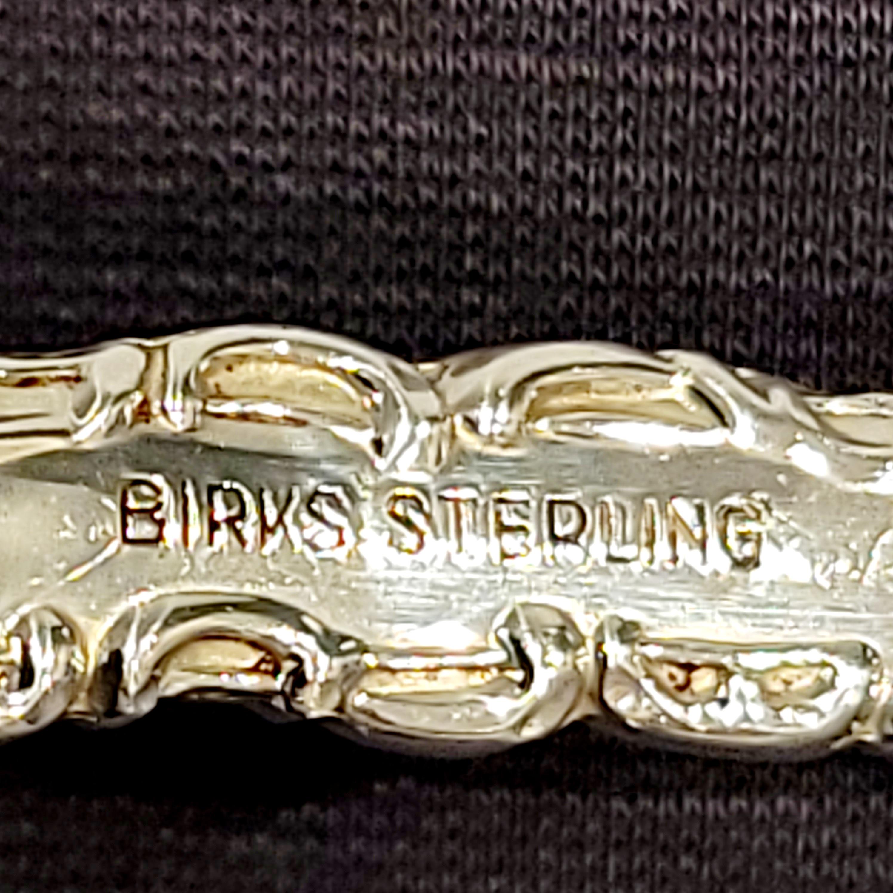 Birks Sterling Silver Flatware Set (34 pcs, c.1940s) – Louis XV Pattern, 1100g Silver, Original Chest  No.SS120