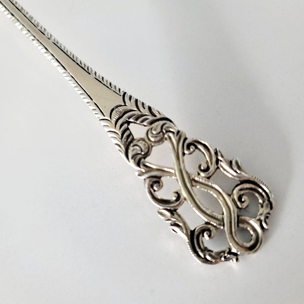 1910 Edwardian Fully Gilt Sterling Silver Pierced Sugar Sifters, John Round & Son Ltd, London, 138g — No.SS124