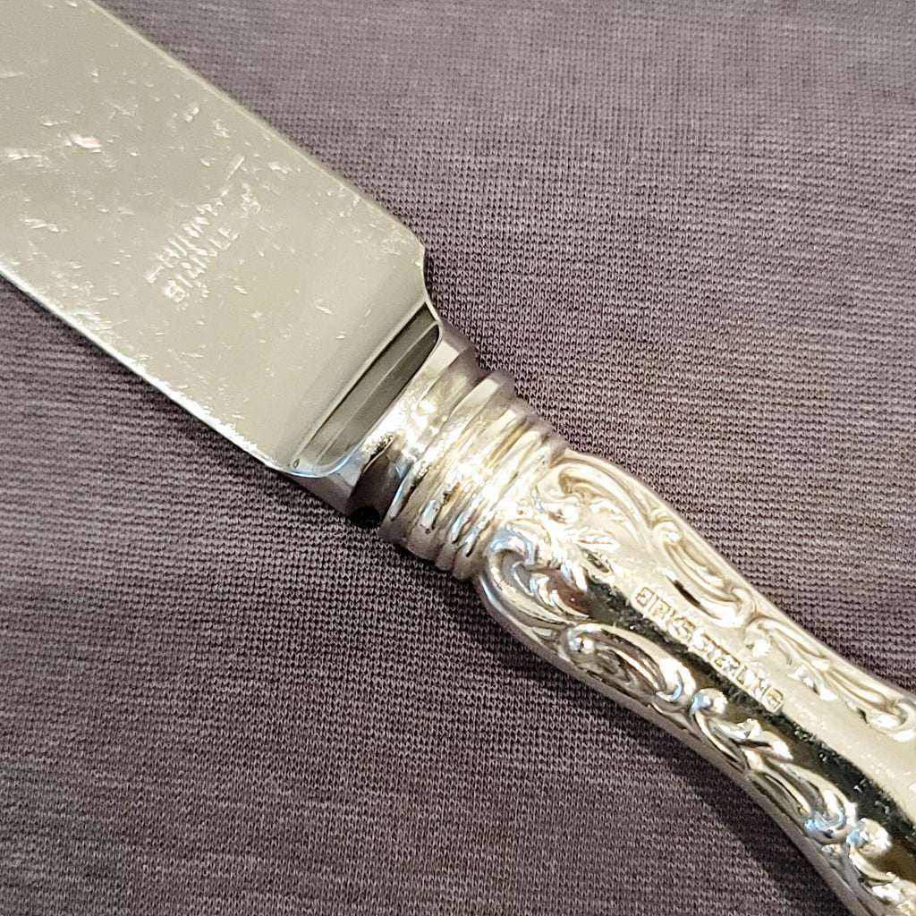 Birks Sterling Silver Flatware Set (34 pcs, c.1940s) – Louis XV Pattern, 1100g Silver, Original Chest  No.SS120