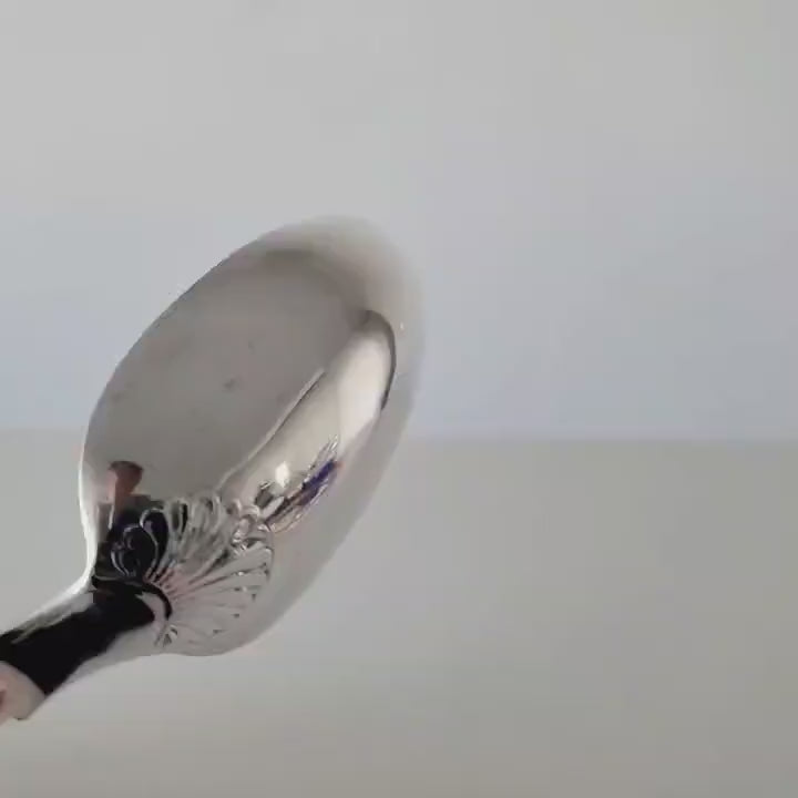 Antique Sterling Silver Stuffing Spoon: 1833 Newcastle Silver, John Walton. No.SS093
